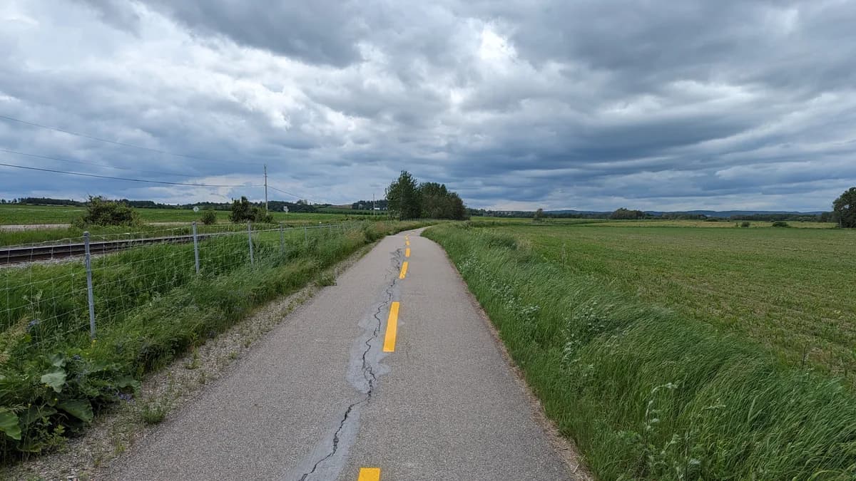 Véloroute des Bleuets
