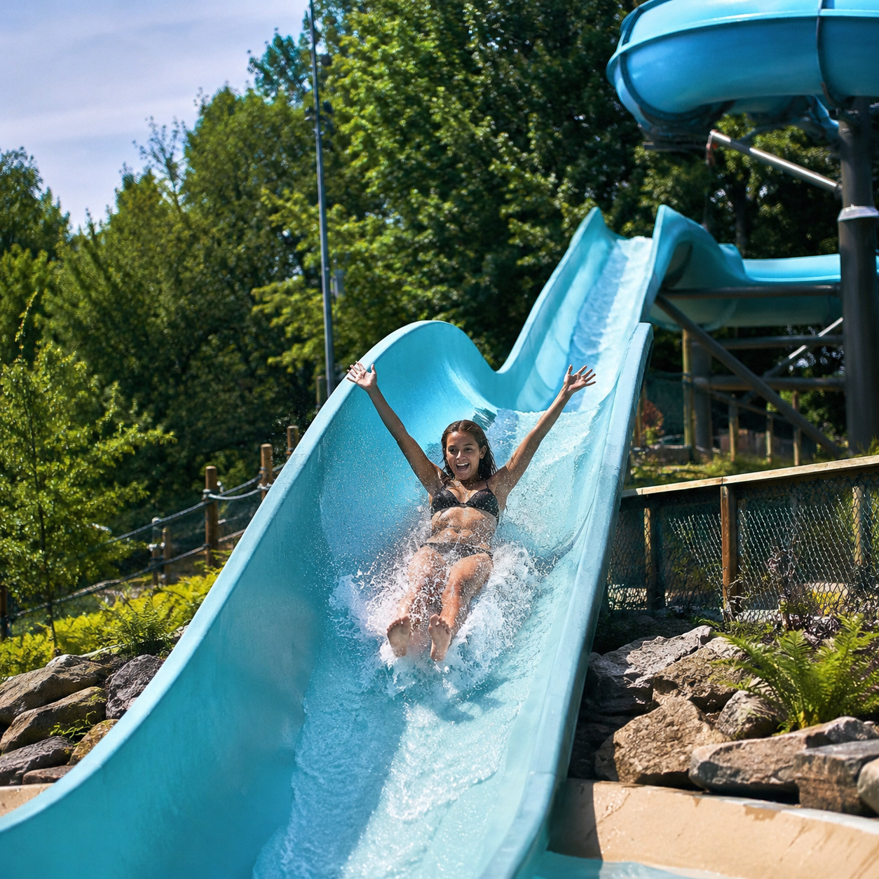 Glissade d'eau